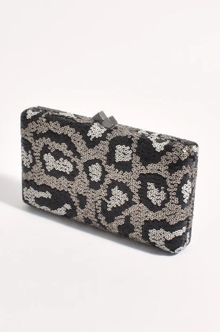 Sequin Patterned Clutch