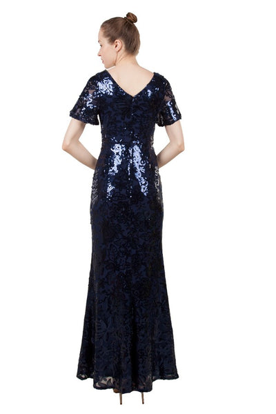 Shania Formal Dress Curve Navy