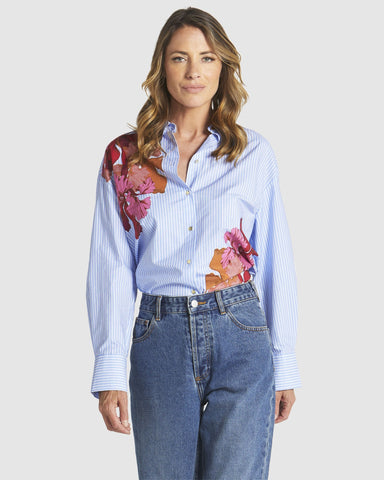 Sweet Jane Shirt Stripe - Cavorte 