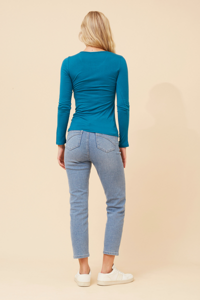Kara Layering Top Teal