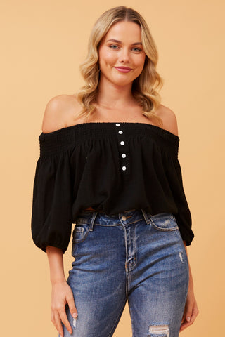 Caitlin Top Black
