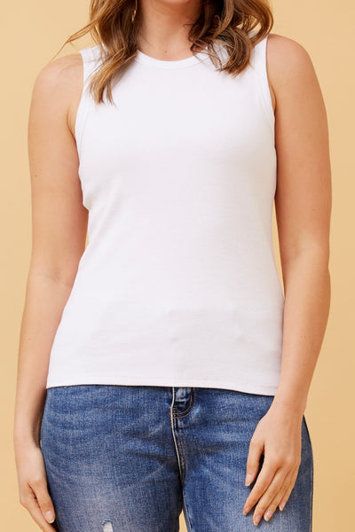 Belinda Tank Top White