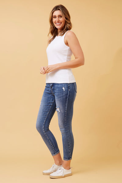 Belinda Tank Top White