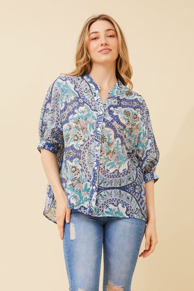Clancy Paisley Blouse