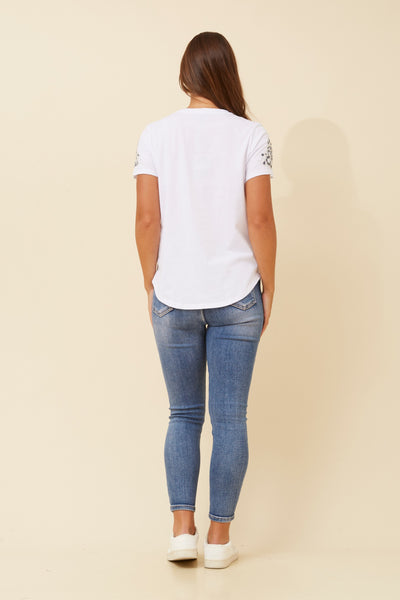 Mez Graphic Print Tee