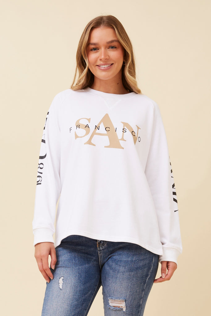 San Francisco Sweat White