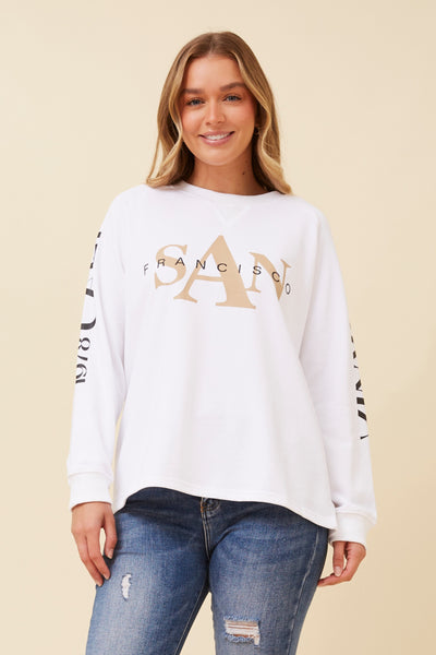 San Francisco Sweat White