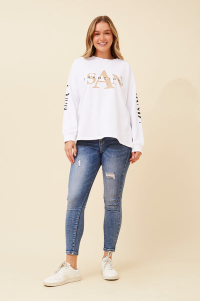 San Francisco Sweat White