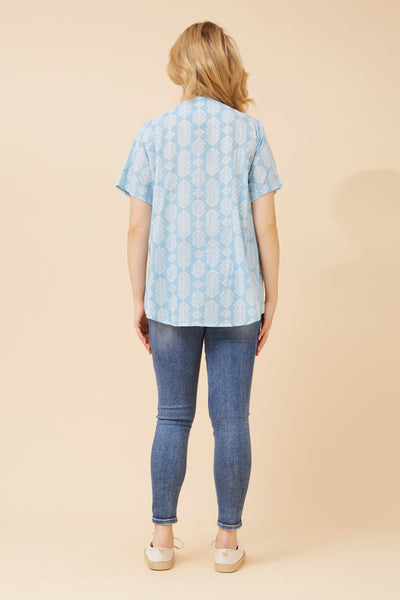 Zoey Cotton Top Blue