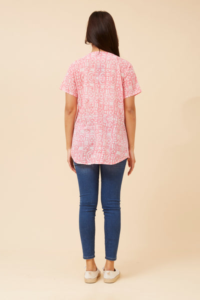 Zoey Cotton Top Pink