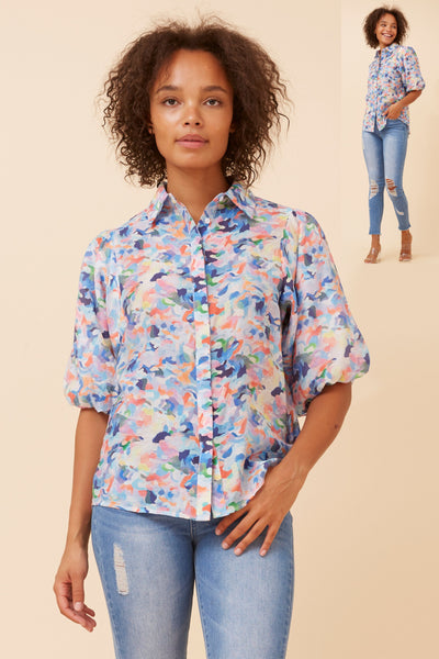 Tracey Print Blouse