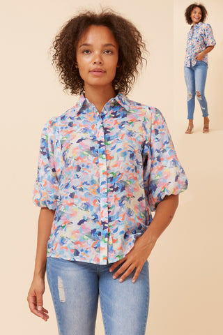 Tracey Print Blouse