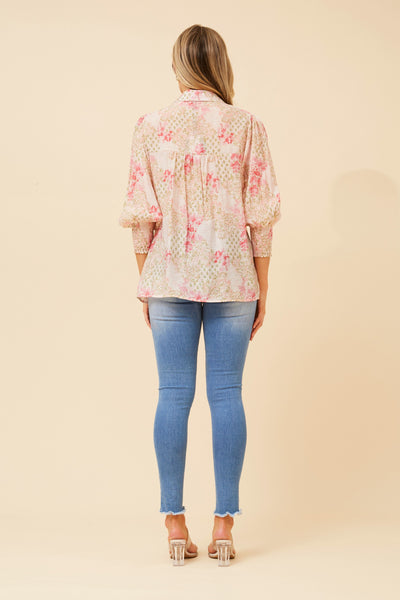 Lilly Lace Trim Blouse