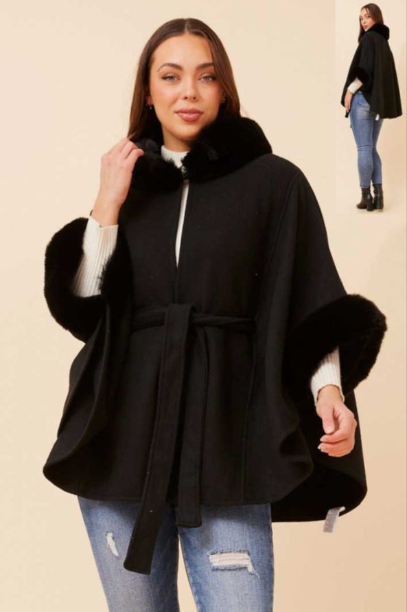 Ursula Cape Black