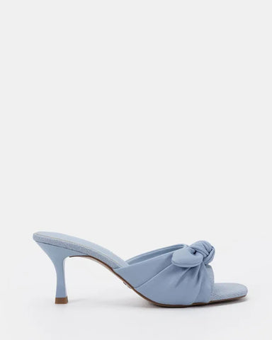 Voola Bow Mule Blue