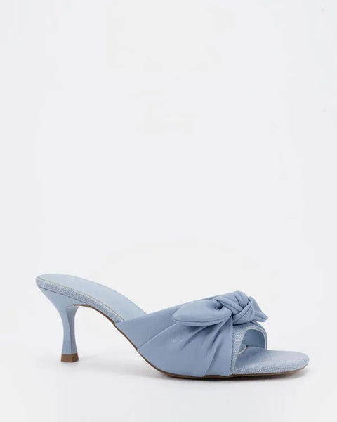 Voola Bow Mule Blue