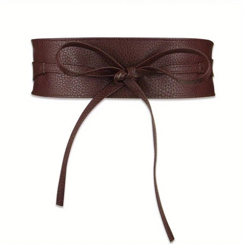 Wrap Tie Belt Espresso - Cavorte 