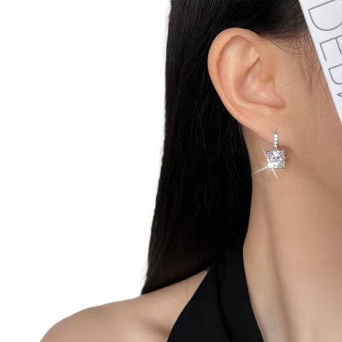 Zircon Earrings Silver