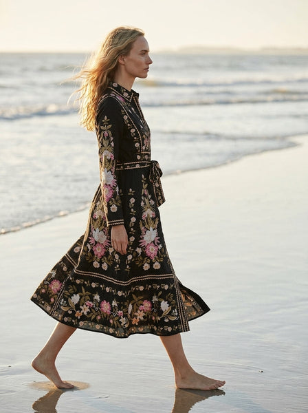 Callista Print Dress