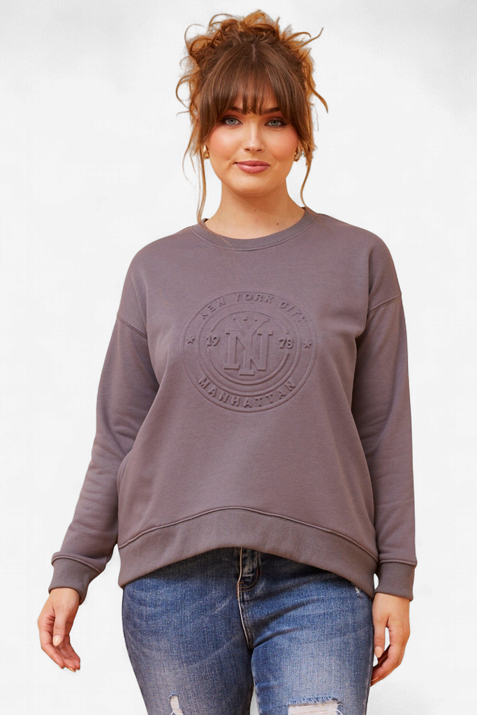 New York City Sweatshirt Gunmetal