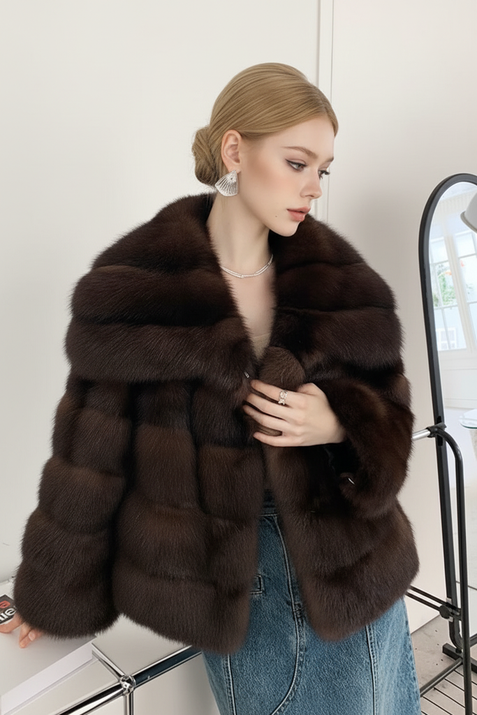 Prudence Faux Fur Jacket - Image 1
