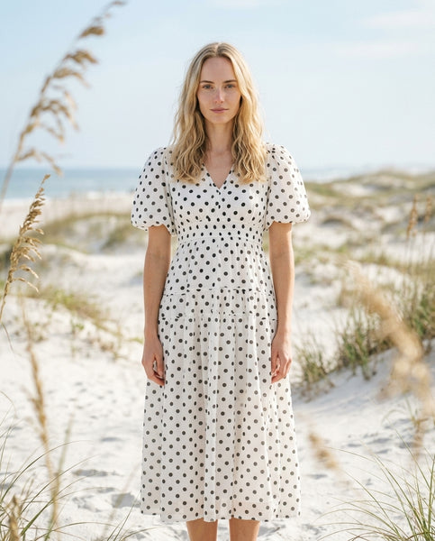 Midi dress — On Model - Coastal Editorial | Generated by Modelize