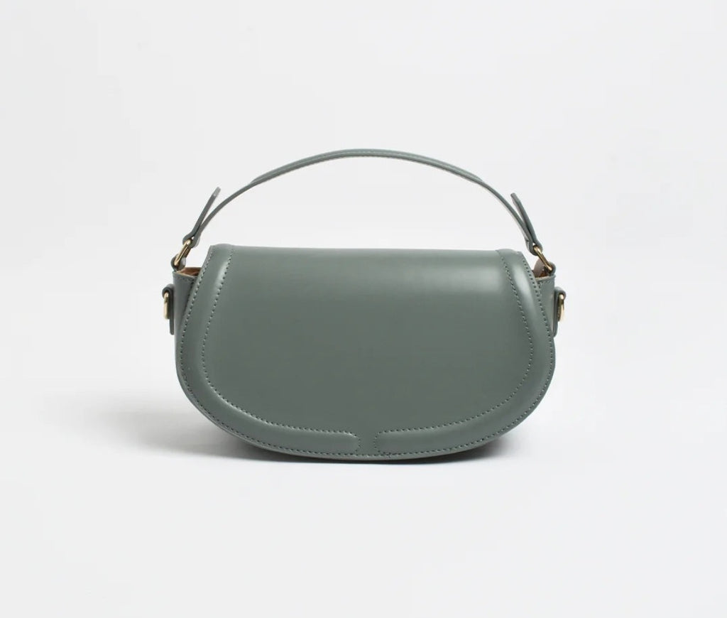 Rounded Fold Over Bag Sage