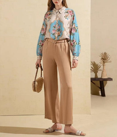 Mia Print Blouse - Cavorte 