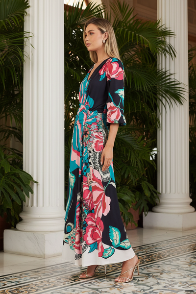 Uptown Empire Maxi Dress — Side