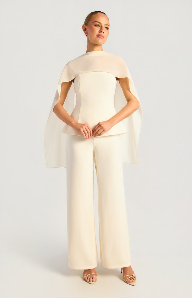 Vienna Pant Suit Ivory